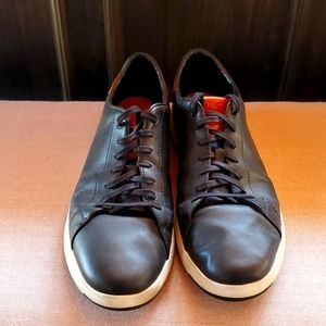 Men's Size 15 Black and British Tan Cole Haan GrandPro Tennis Shoes